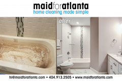 Maid For Atlanta - Before-After Dirty Tub
