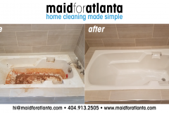 Maid For Atlanta - Before-After Mud Tub
