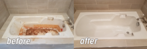 Maid For Atlanta - Before-After tub